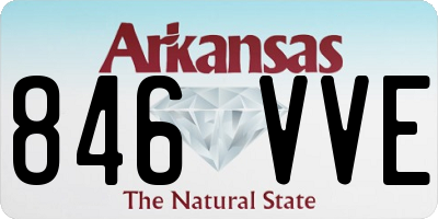 AR license plate 846VVE
