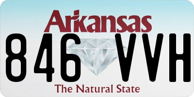 AR license plate 846VVH