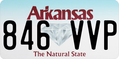 AR license plate 846VVP