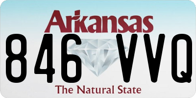 AR license plate 846VVQ