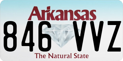 AR license plate 846VVZ