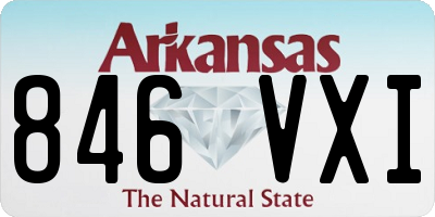 AR license plate 846VXI