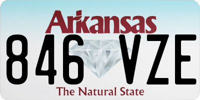 AR license plate 846VZE