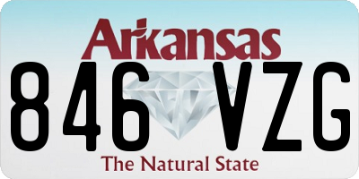 AR license plate 846VZG