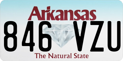AR license plate 846VZU