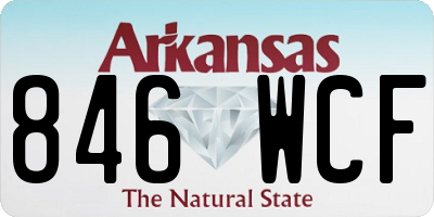 AR license plate 846WCF