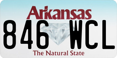 AR license plate 846WCL