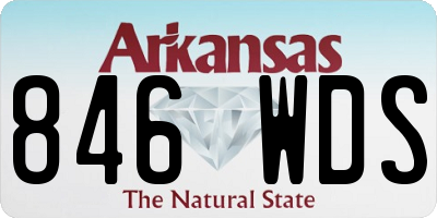 AR license plate 846WDS
