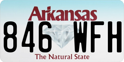 AR license plate 846WFH