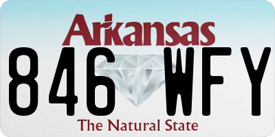 AR license plate 846WFY