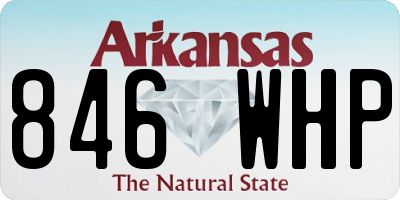 AR license plate 846WHP