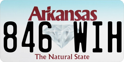 AR license plate 846WIH