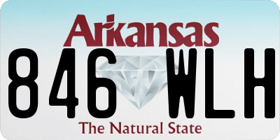 AR license plate 846WLH