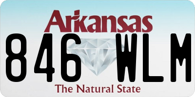 AR license plate 846WLM