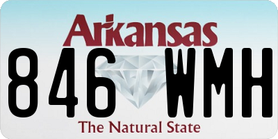 AR license plate 846WMH