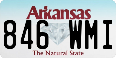 AR license plate 846WMI