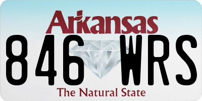 AR license plate 846WRS