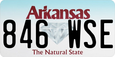 AR license plate 846WSE