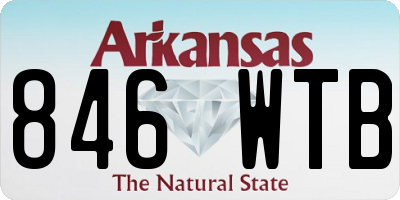 AR license plate 846WTB