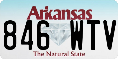 AR license plate 846WTV