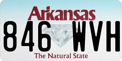 AR license plate 846WVH
