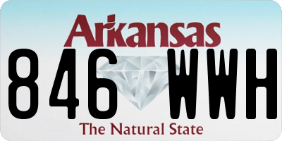 AR license plate 846WWH
