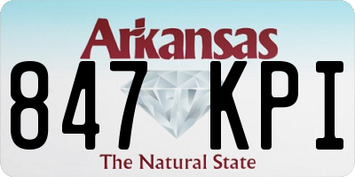 AR license plate 847KPI