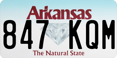 AR license plate 847KQM