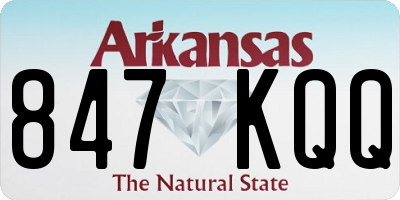 AR license plate 847KQQ