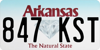 AR license plate 847KST