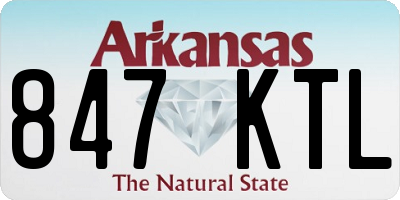 AR license plate 847KTL