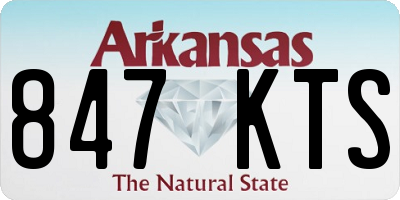 AR license plate 847KTS