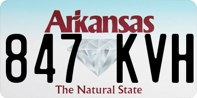 AR license plate 847KVH