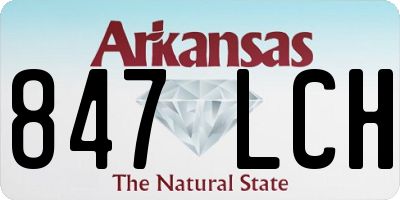 AR license plate 847LCH
