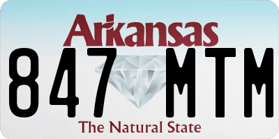 AR license plate 847MTM