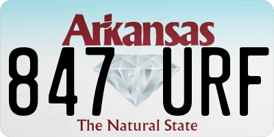 AR license plate 847URF