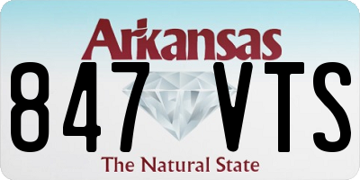 AR license plate 847VTS