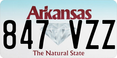 AR license plate 847VZZ