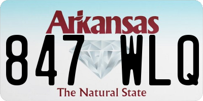 AR license plate 847WLQ