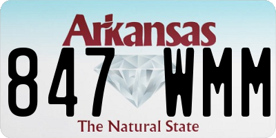 AR license plate 847WMM
