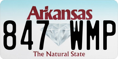 AR license plate 847WMP