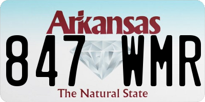 AR license plate 847WMR