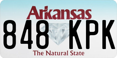 AR license plate 848KPK