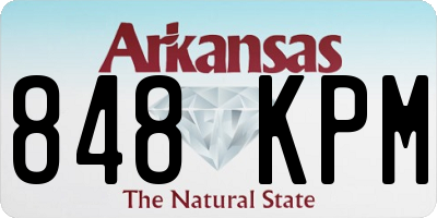 AR license plate 848KPM