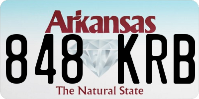 AR license plate 848KRB