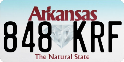 AR license plate 848KRF