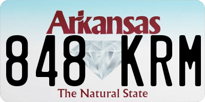 AR license plate 848KRM