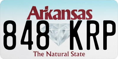 AR license plate 848KRP