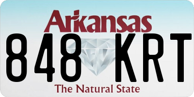 AR license plate 848KRT