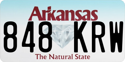AR license plate 848KRW